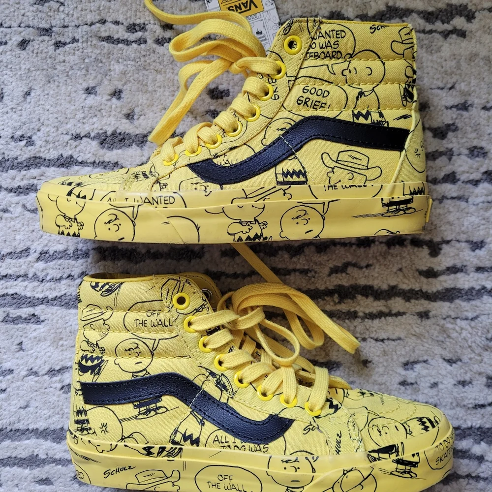 Vans Peanuts x Sk8-Hi 'Charlie Brown Maize… - Picture 1 of 12
